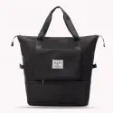 Super Large Capacity Folding Bag Travel Bag (Black)