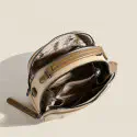 Luxury Design Soft PU Leather Lady Retro Handbag (ব্রাউন)