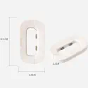 ১পিস ফ্রিজের সেফটি ডোরলক ( Self-Adhesive )