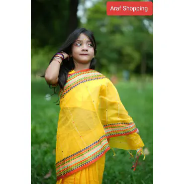Baby Sharee Yellow ( বেবি শাড়ি ইয়েলো )