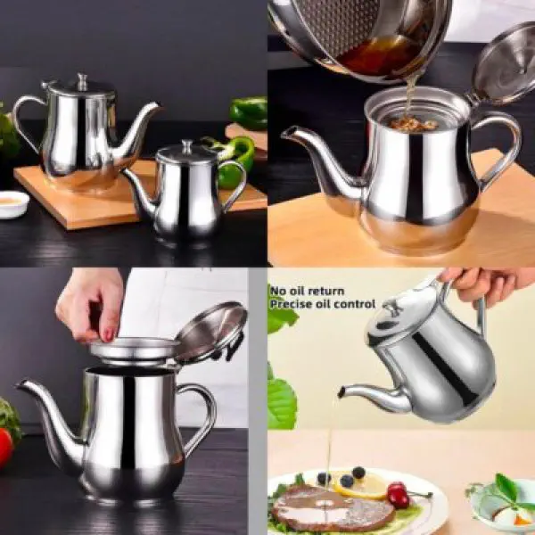 750 ML Stainless Steel Oil Pot Multipurpose