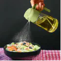 2 in 1 Oil Sprayer and Oil Dispenser Bottle (গ্লাস বডি)