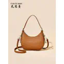 Women’s High-end Underarm All-match Crossbody Bag and Shoulder Bag (Brown)