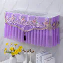1 Ton AC Cover Floral (Purple)
