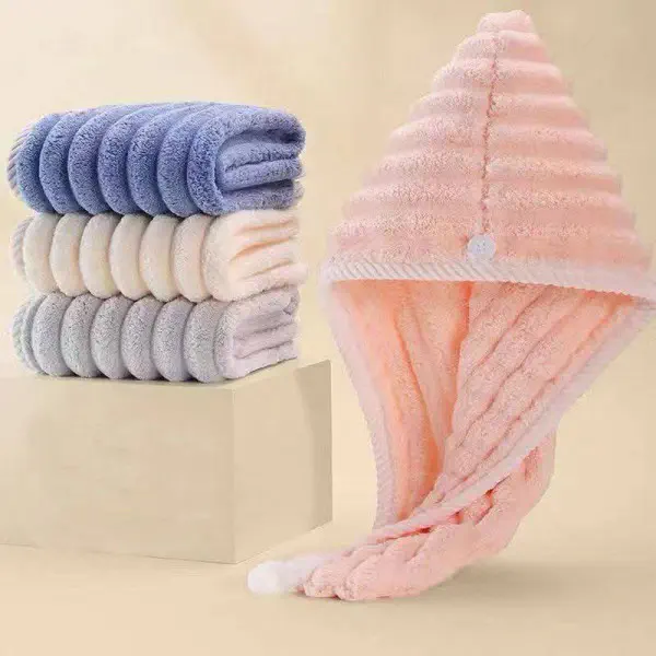 ( ৩ পিছ ) China Microfiber Hair Towel