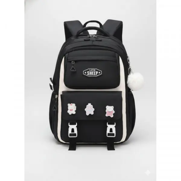 Premium Quality Primary School Book Bag (black)