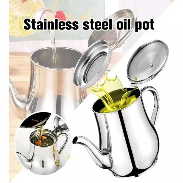 550 ML Stainless Steel Oil Pot Multipurpose
