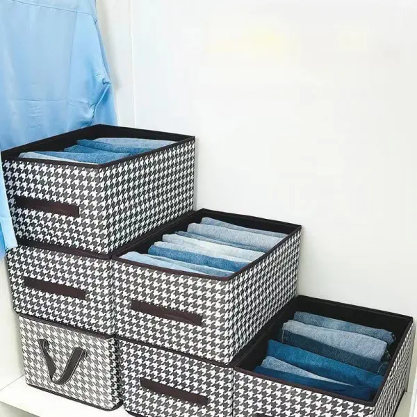 ( ৮ পিচ ) New Printed Cloth Storage Box