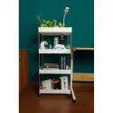 4 Layer Multifunctional Trolley Rack (White)