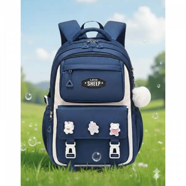 Premium Quality Primary School Book Bag (blue)