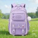 Premium Quality Primary School Book Bag ( purple )