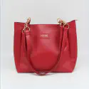 Premium Quality Women PU Leather Handbag  (Red)