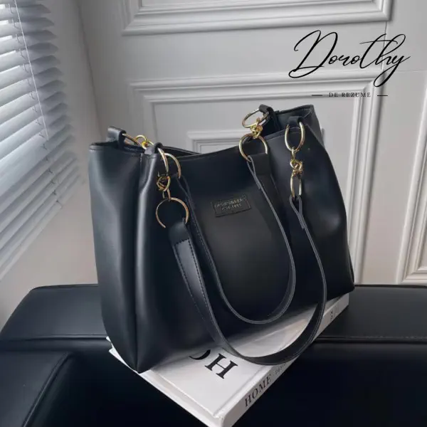 Premium Quality Women PU Leather Handbag (black)