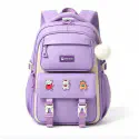 Premium Quality Primary School Book Bag (Purple)