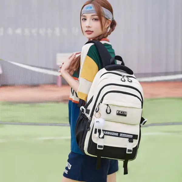 Academy Style Waterproof School Book Bag(Black Color-1)