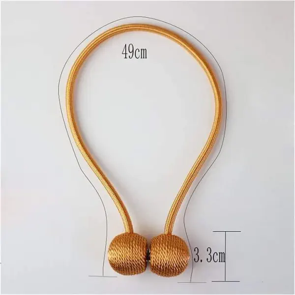 2Pis Curtain Holder – (Yello) ২পিস পর্দা হোল্ডার