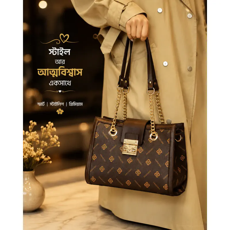 Best Selling Elegant Fanshinuo Leather Crossbody & Shoulder Bag.k6 (Coffee)