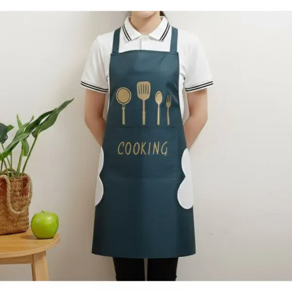 CHINA COOKING APRON (DARK GREEN )