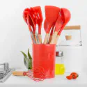 12 Pcs Complete Cooking Tool Set ( Red Colour )