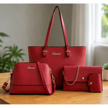 ৪ পিসের ফুল কম্বো সেট OC (Red color)