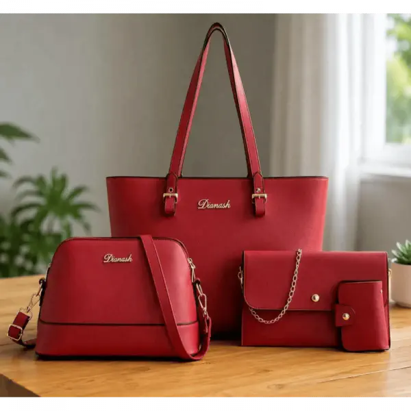 ৪ পিসের ফুল কম্বো সেট OC (Red color)