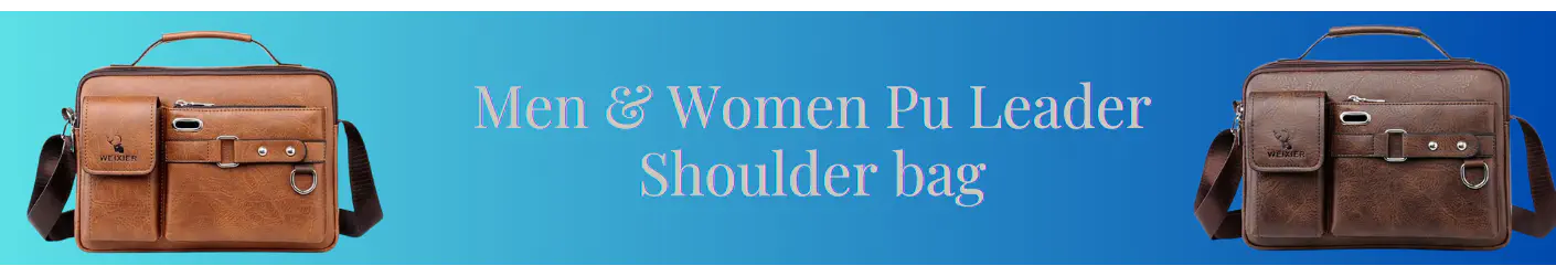 Men & Women Pu Leader Shoulder bag