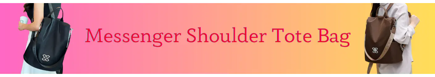 Messenger Shoulder Tote Bag