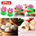 ( 2Pcs ) New Pastry Pie Steam Bun Dumpling Maker Mold Mould Diy Tool Steamed Stuffed Bun Kitchen Cooking Tool