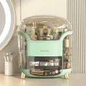 Dust & Water-Proof Large Capacity Cosmetics Storage Box (Green)