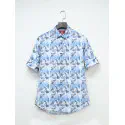 Demand Sky Leaf Printed Cotton Casual Long Sleeve