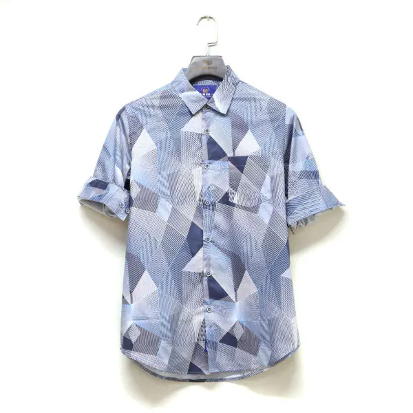 Demand Digital Print Mixed Gray Color Casual Long Sleeve