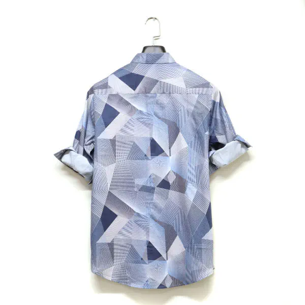 Demand Digital Print Mixed Gray Color Casual Long Sleeve