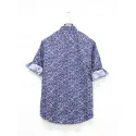 Demand Mixed Color Leaf Printed Casual Long Sleeve