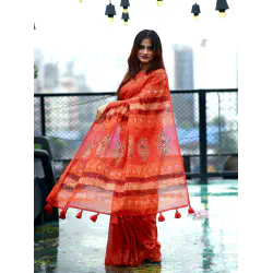 এক্সক্লুসিভ ব্লক শাড়ি 