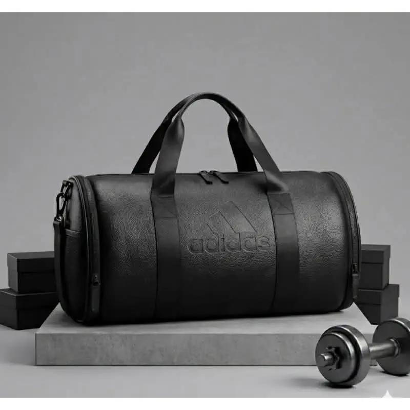Premium Leather Gym Bag (15 inch) Adidas