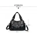 Premium 3 Layer Women Handbag(Brown)