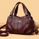 Premium 3 Layer Women Handbag(Meroon)