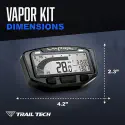 Trail Tech 752-119 Black Vapor Digital Speedometer