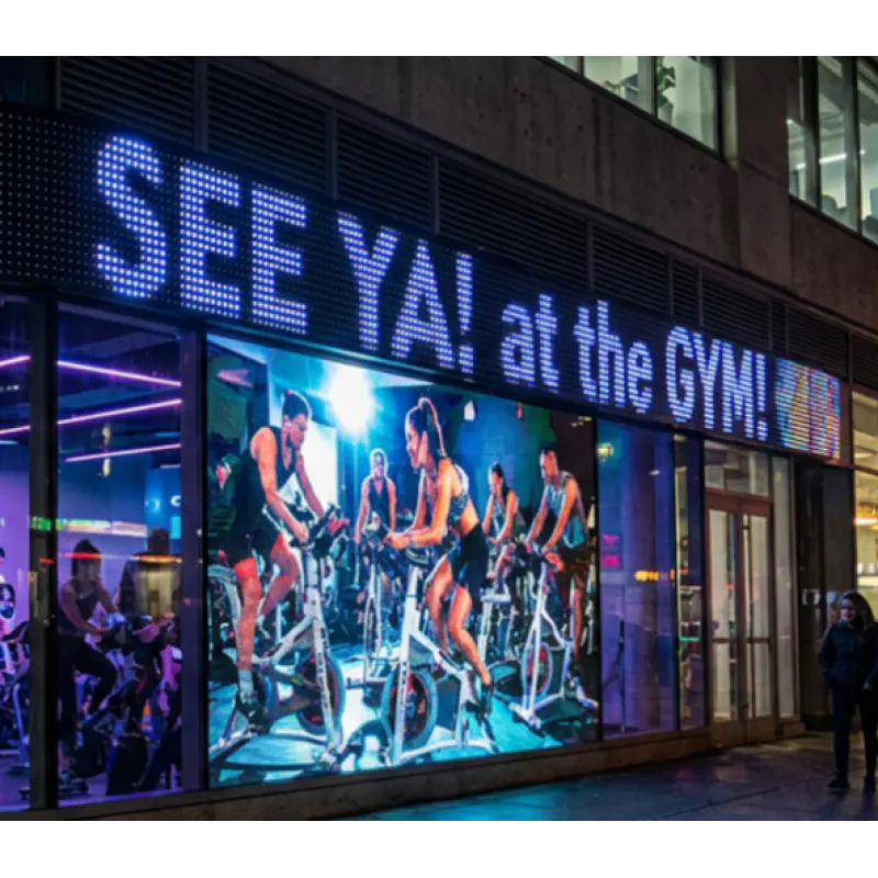 Led display for shop