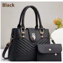 2 pcs ladies bag set(Black)