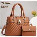 2 pcs ladies bag set(Yellow)