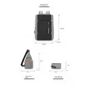 3 pcs combo set Backpack (Black)