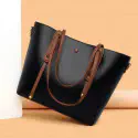 Large Capacity Luxury leadies Crossbody Handbags (Black)