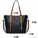 Large Capacity Luxury leadies Crossbody Handbags (Blue)
