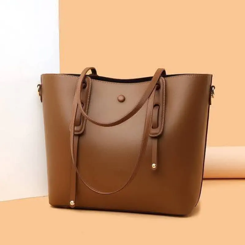 Large Capacity Luxury leadies Crossbody Handbags (Brown)