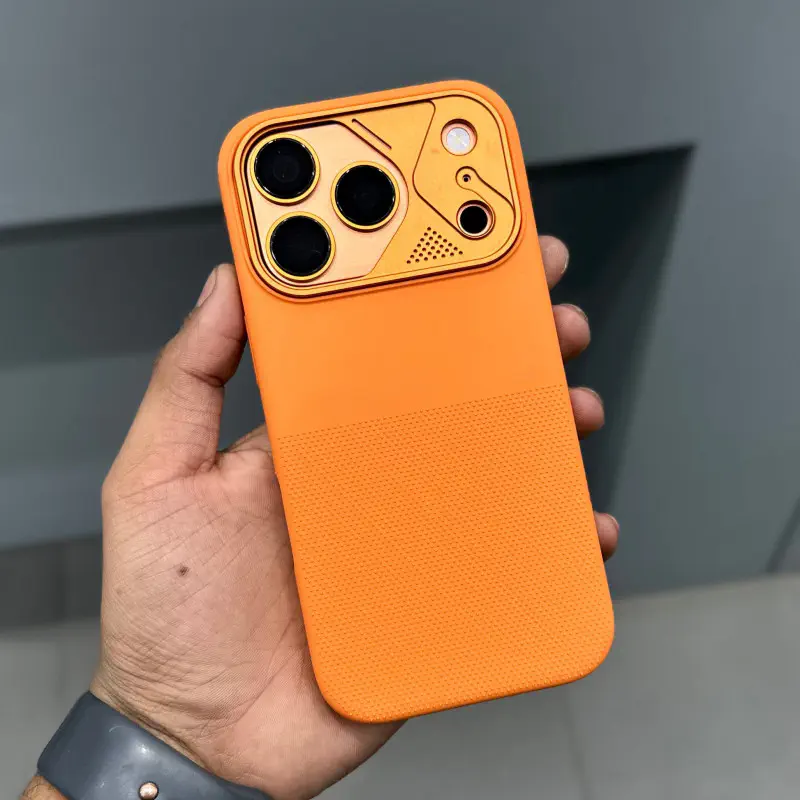 CMAQ Iron Edge Magsafe Magnetic Silicone Phone Case for iPhone