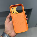 CMAQ Iron Edge Magsafe Magnetic Silicone Phone Case for iPhone