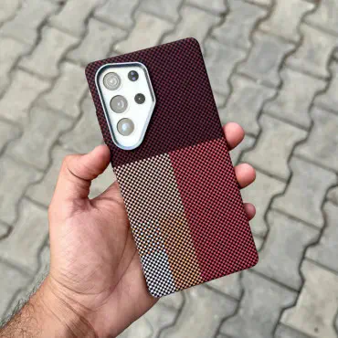 LUXO Life Carbon Fiber Texture Matte Bumper Case For Samsung Galaxy