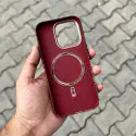 LUXO Life Carbon Fiber Texture Matte Bumper Case For iPhone