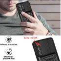 For Samsung Galaxy Ultra Series Kickstand Case with Slide Lens Cover, Built in 360° Rotate Ring Stand Magnetic Car Mount Cover